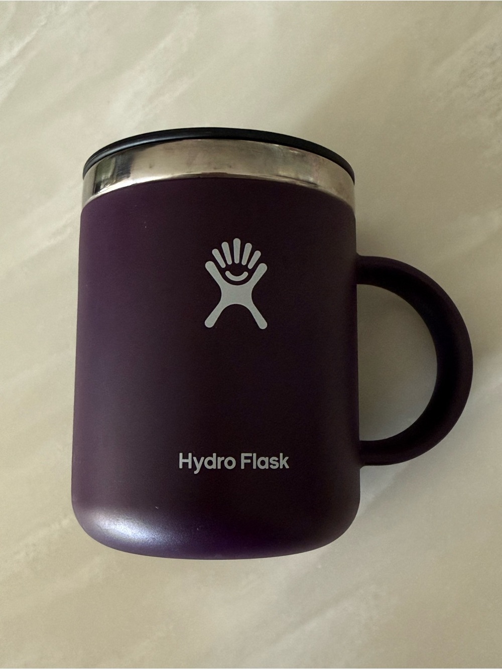Hydro Flask Deep Plum Travel Mug with Handle - Picture 2 of 3